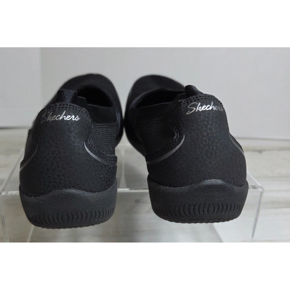 Skechers Be-Lux Daylights Womens sz 8 Black Slip On Shoes 100026S Memory Foam - Picture 3 of 7